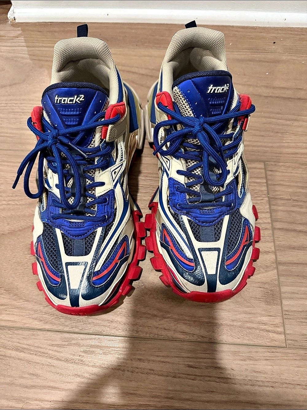 Balenciaga Track.2 Men's Color Block Sneakers EU 43